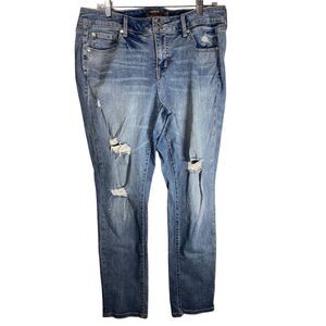 Torrid Distressed Vintage Stretch Boyfriend Jeans size 12 regular
